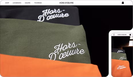 Website von Hors-D'oeuvre.