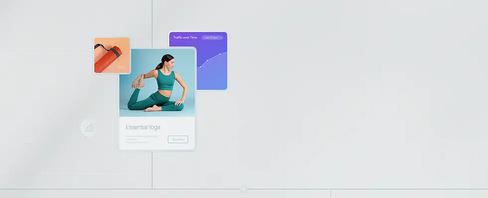 Analytics for a yoga website