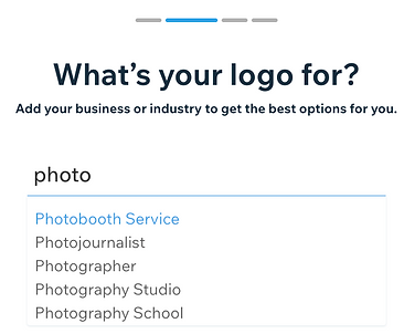 wix logo maker setup process
