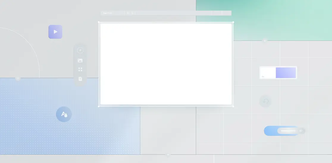 Designtools für eine Plattform zur Website-Erstellung