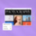 A free photography website created with Wix. The website has a bold, monochromatic design and displays portraits and still life images resized with Wix’s photo resizer tool.