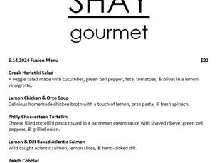 The Galley / Friday 6.14 Menu