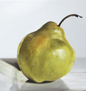 realistic oil painting packham pear Sweet and Juicy