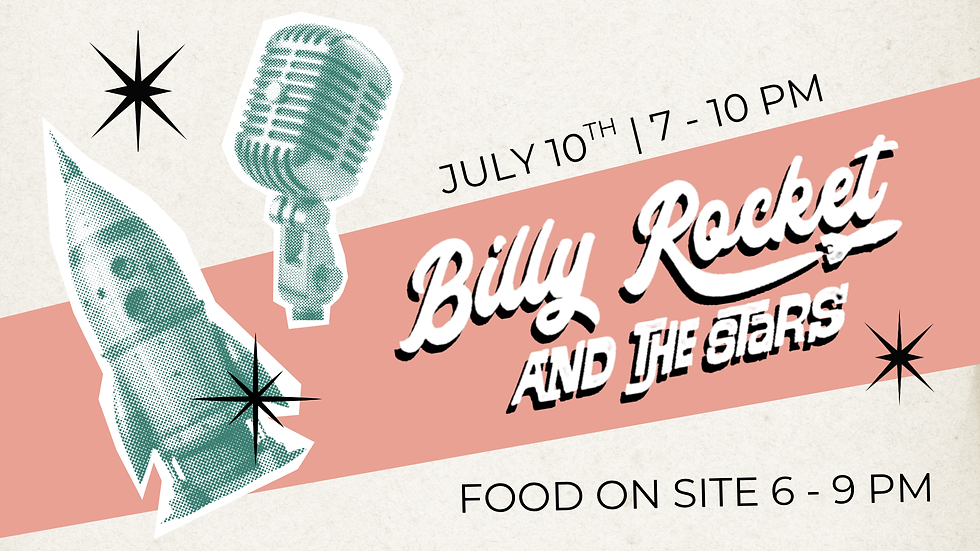 Live Music by Billy Rockets & the Stars