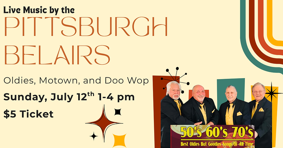 Live Music by The Pittsburgh Belairs