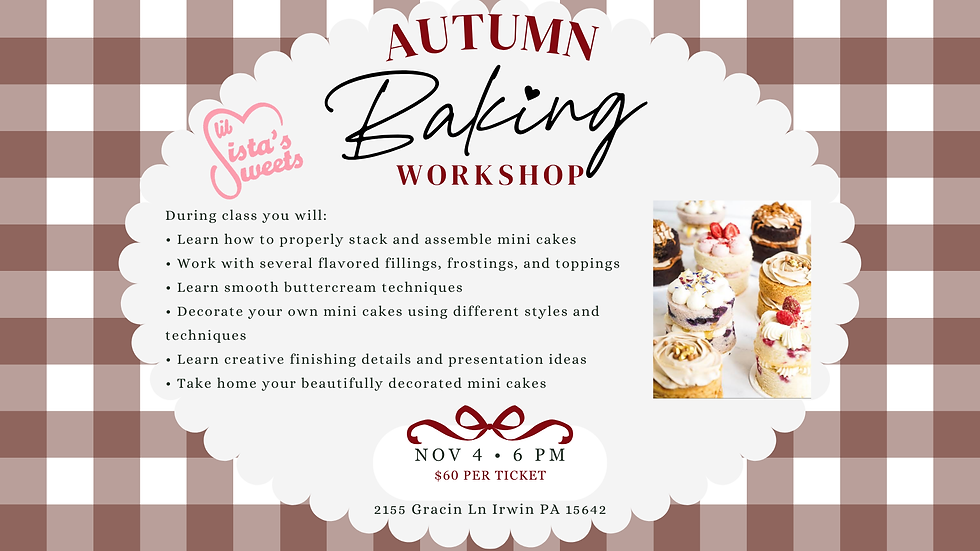 Autumn Cake Workshop
