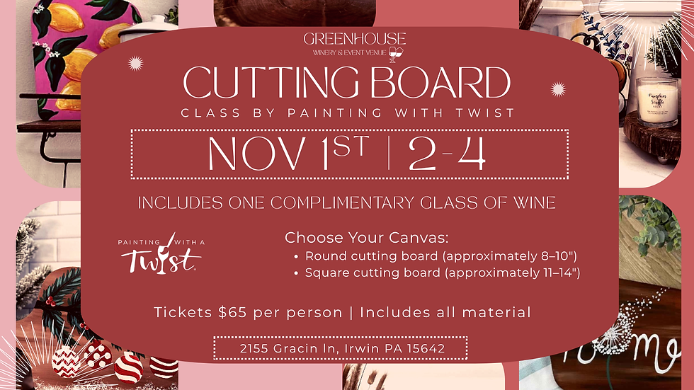 Cutting Board Decorating | Painting w/ a Twist