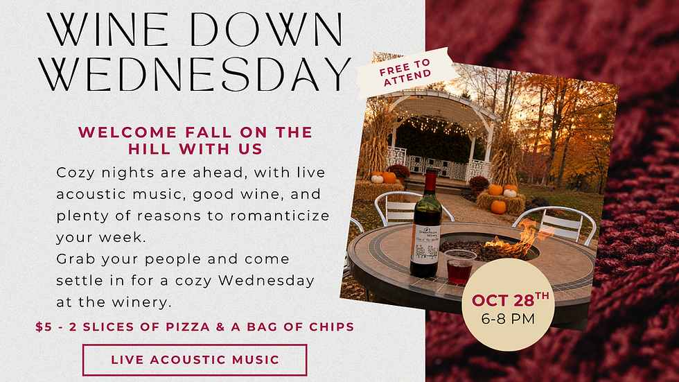 Wine Down Wednesday | Pizza & Acoustics