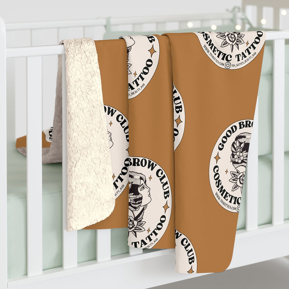 Thumbnail: Good Brow Club Sherpa Fleece Blanket