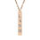 Thumbnail: LASH  Engraved Vertical Bar Necklace 