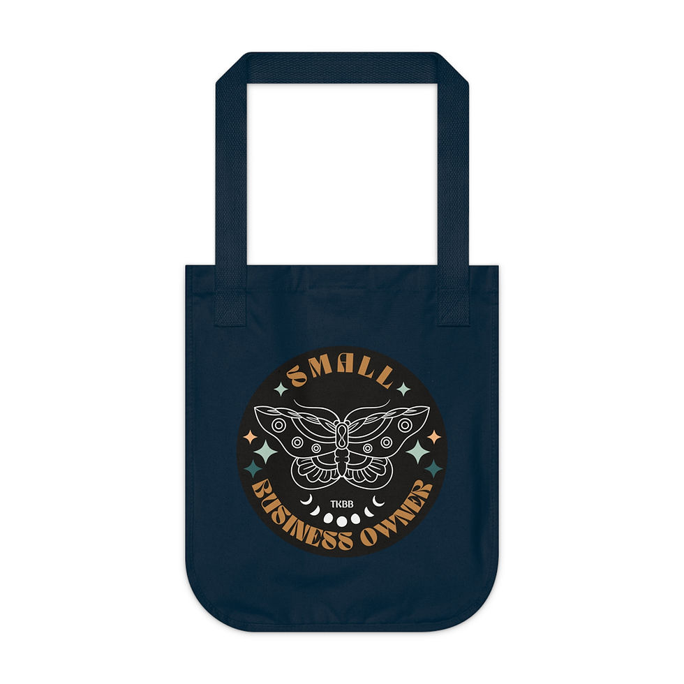Thumbnail: SMALL BUSINESS mystic moth tote bag
