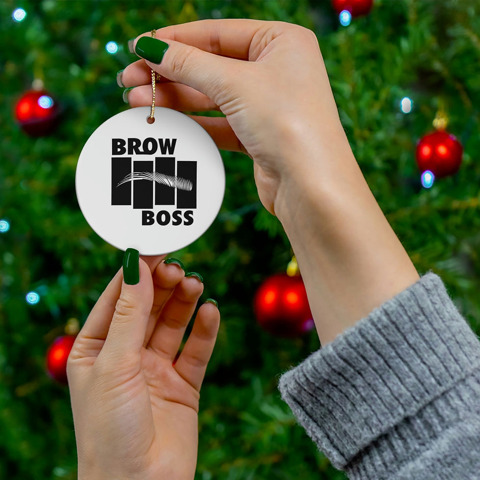Thumbnail: Brow boss  punk rock Ceramic Ornament studio decor 
