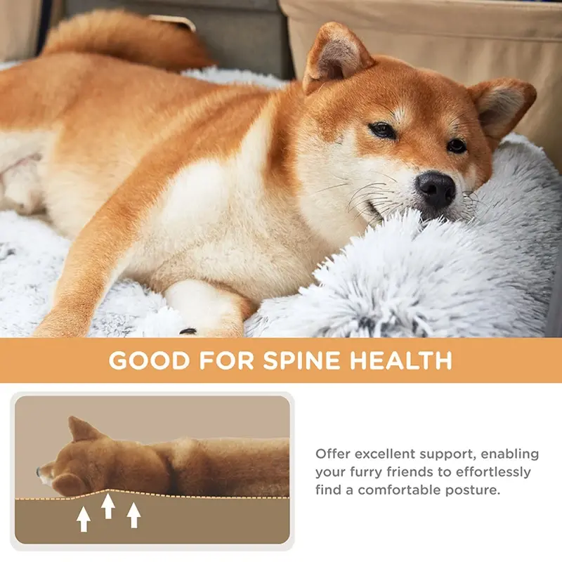 Thumbnail: Paws & Pearls CozyNest Human-Size Dog Bed
