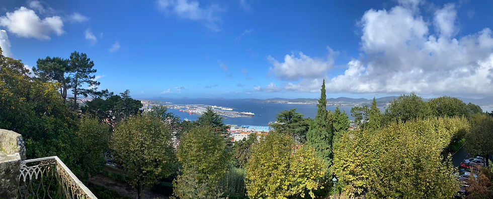 View from Castelo Do Castro in Vigo