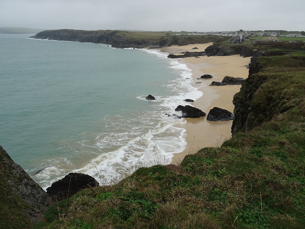 Sandy beach in Cornwall