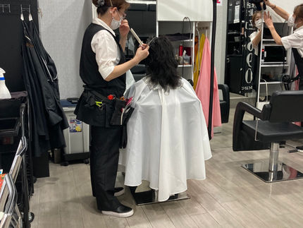 散髪同行💇