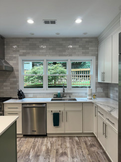The after; a beautiful DIY transformation!