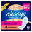 Thumbnail: Always Ultra Thin Size 4 Overnight Pads With Wings Unscented (80 Count)