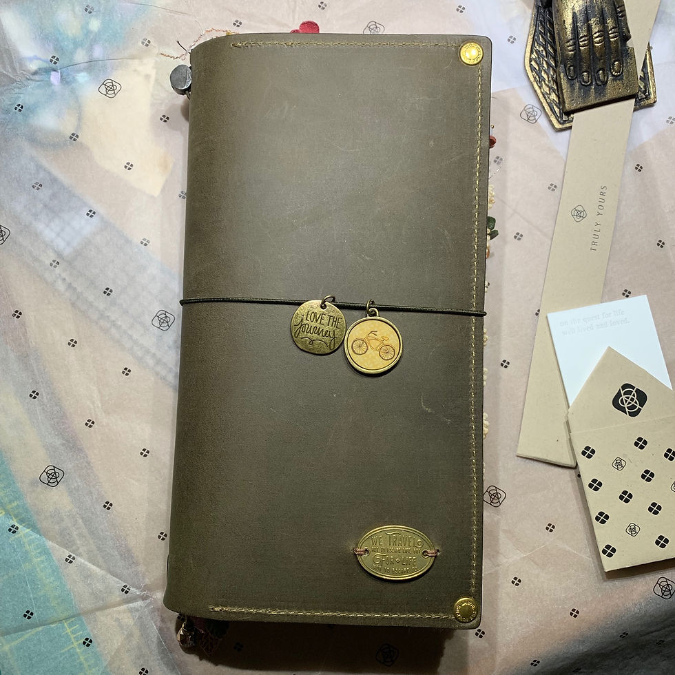 My Standard size Olive Edition Traveler's notebook