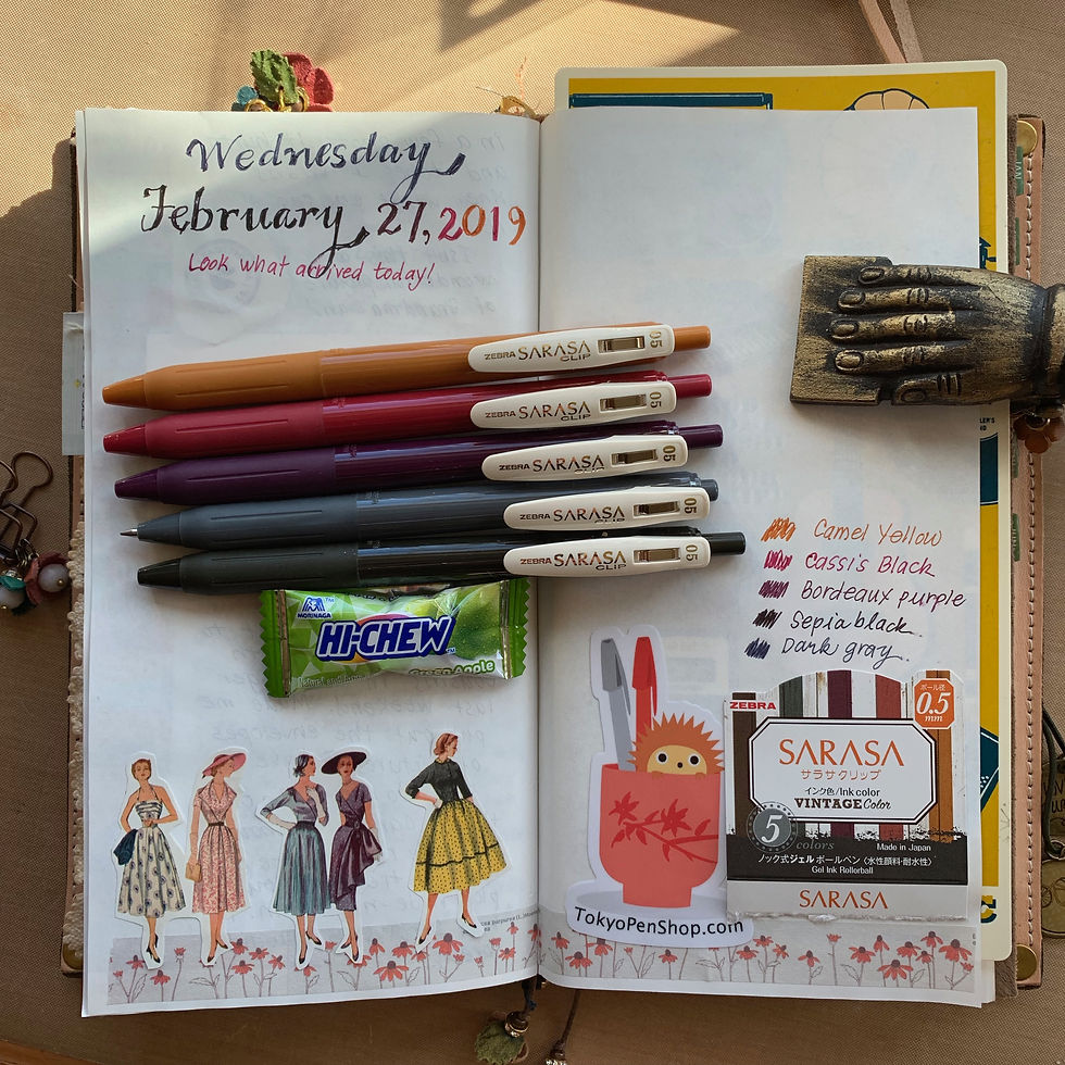 Vintage Zebra Sarasa Pens