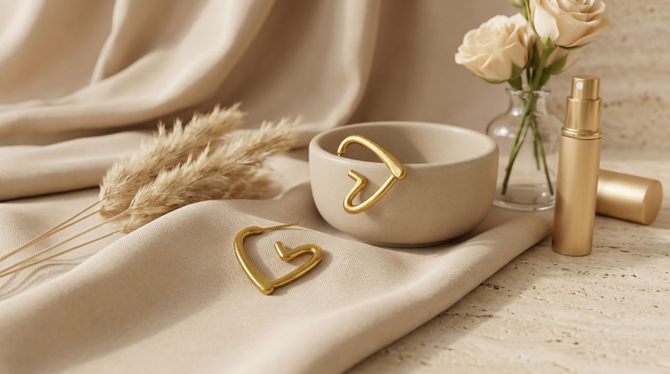 Valentina Abstract Heart Earrings