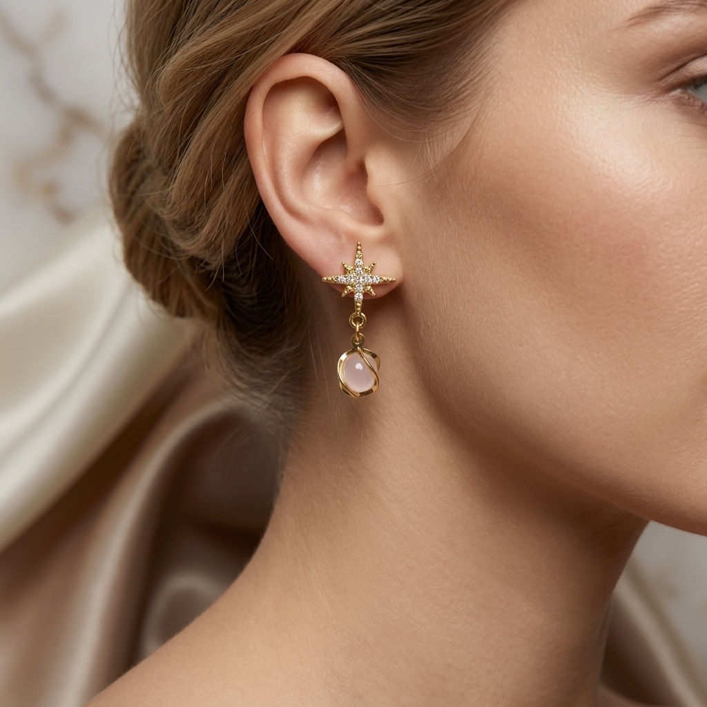 North Star Mystic Drop Earrings