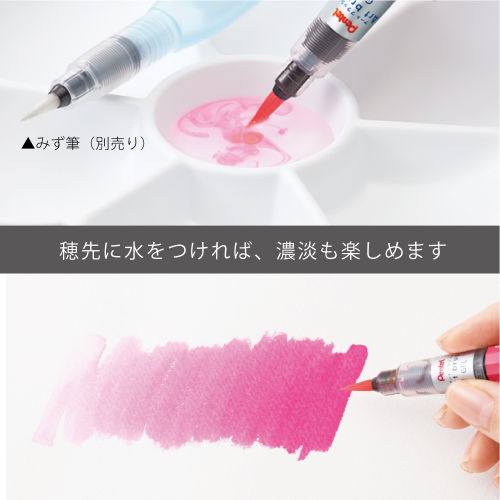 Thumbnail: Pentel Art Brush- 18 colors set XGFL-18ST