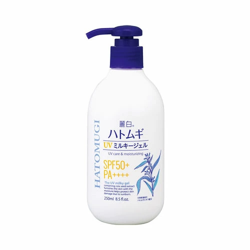 まぼまぼTHE UV EMULSION III SPF50+ PA Kumano Reihaku Hatomugi UV milky gel SPF50+ PA++++ 250ml | Omakase