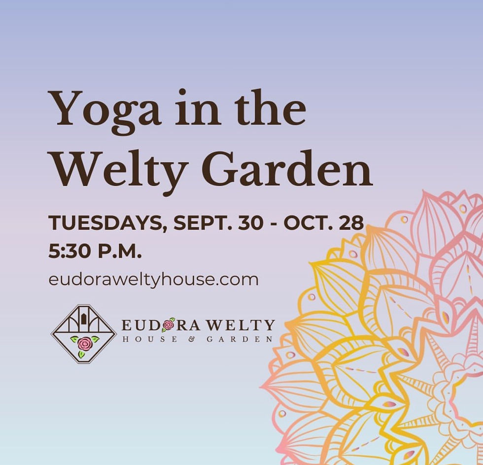 Yoga @ the Welty house