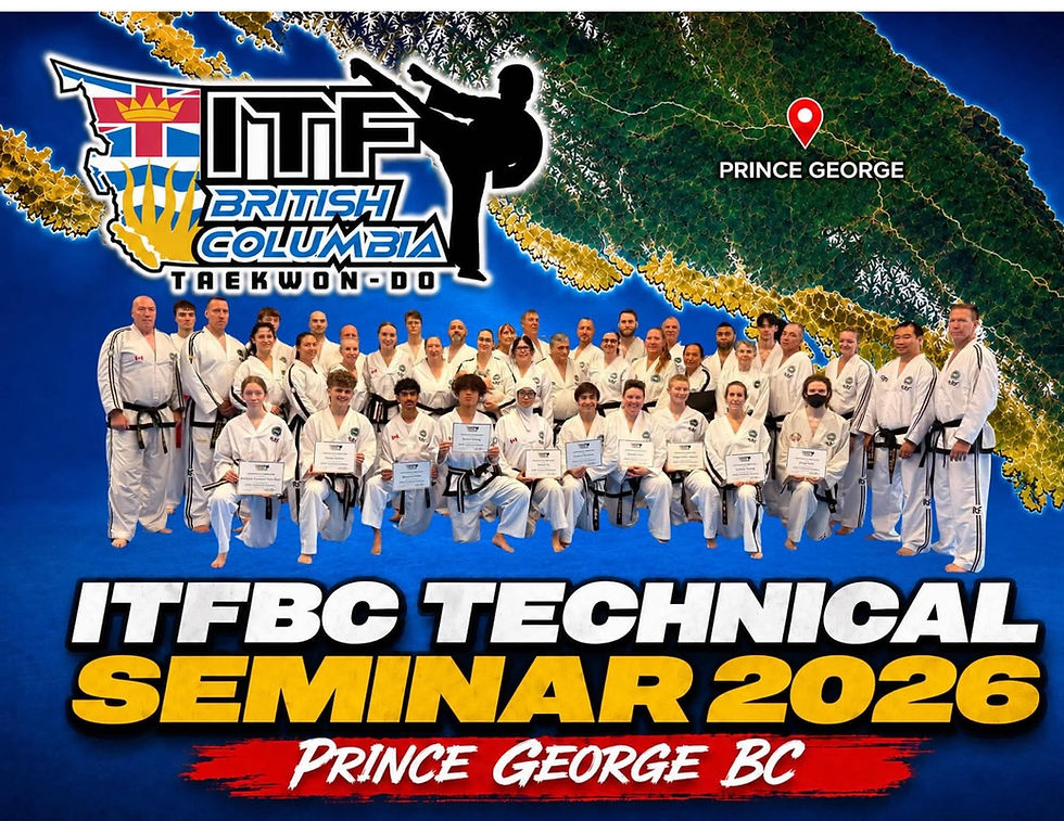 Following an incredible weekend at the 2026 BC Cup, students and instructors came together at Family Taekwon-Do for the 2026 Technical Seminar.