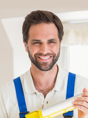 Handyman with Blue Uniforms