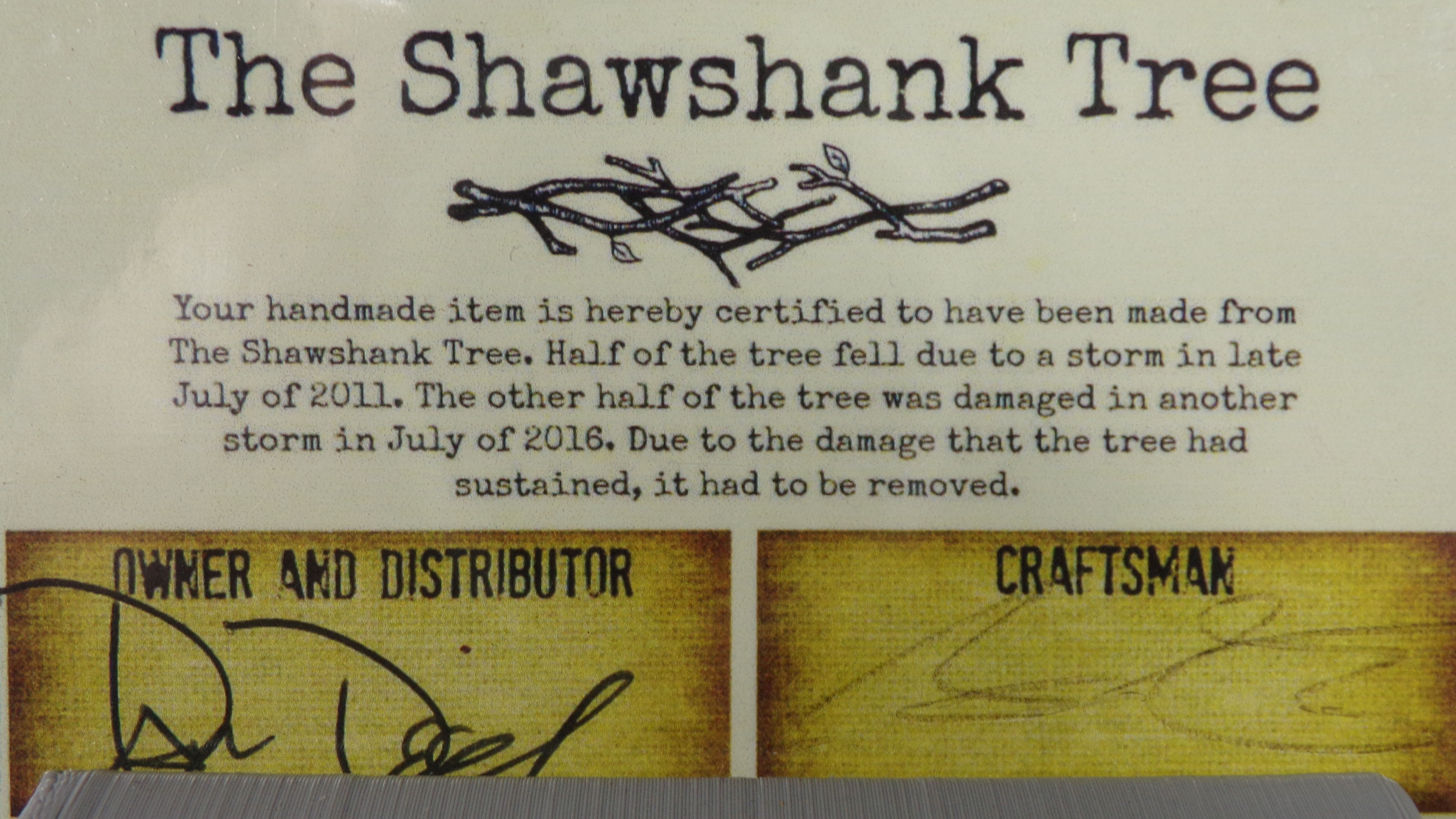 Shawshank tree Ballpoint pen