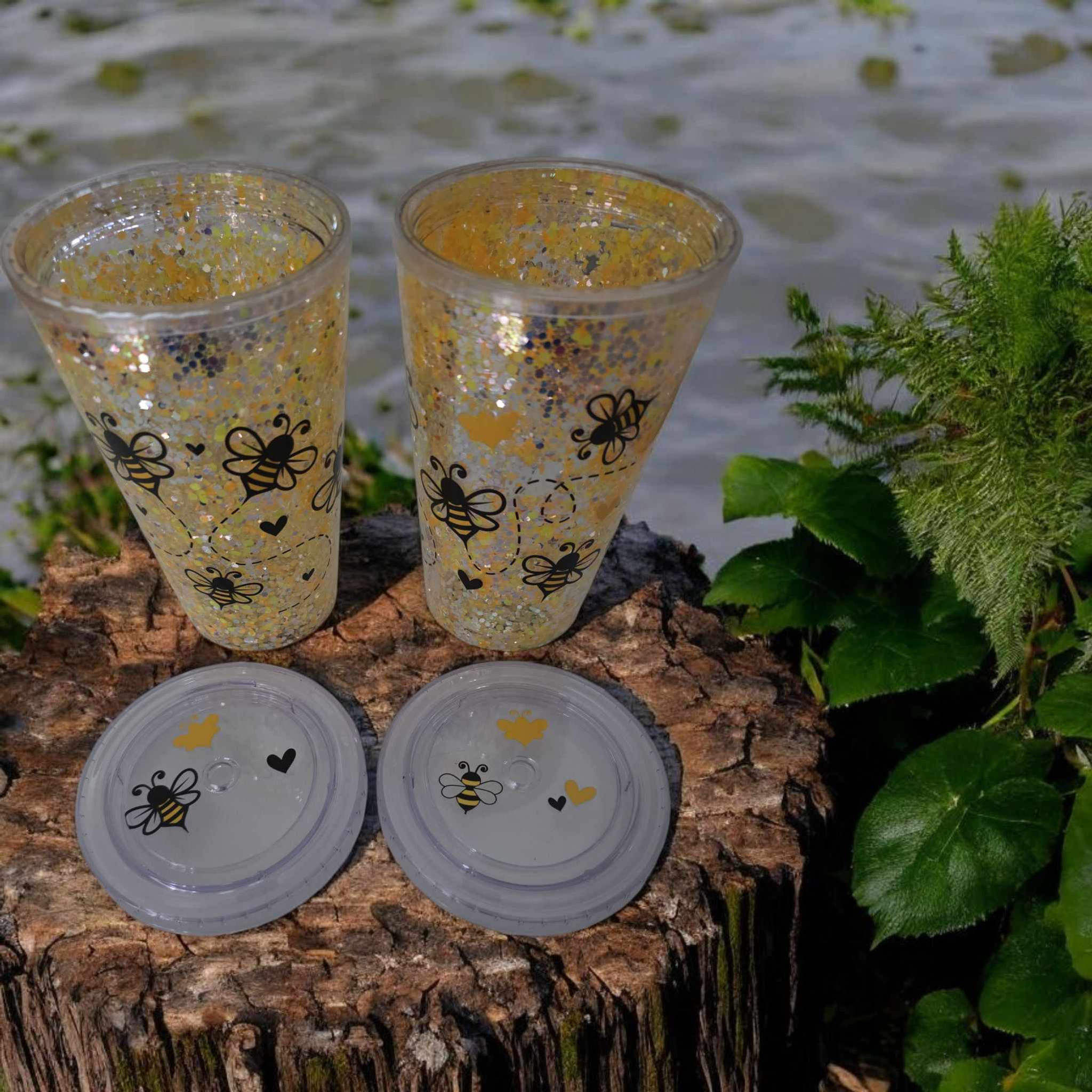 Snow Globe Beeswax Tumbler