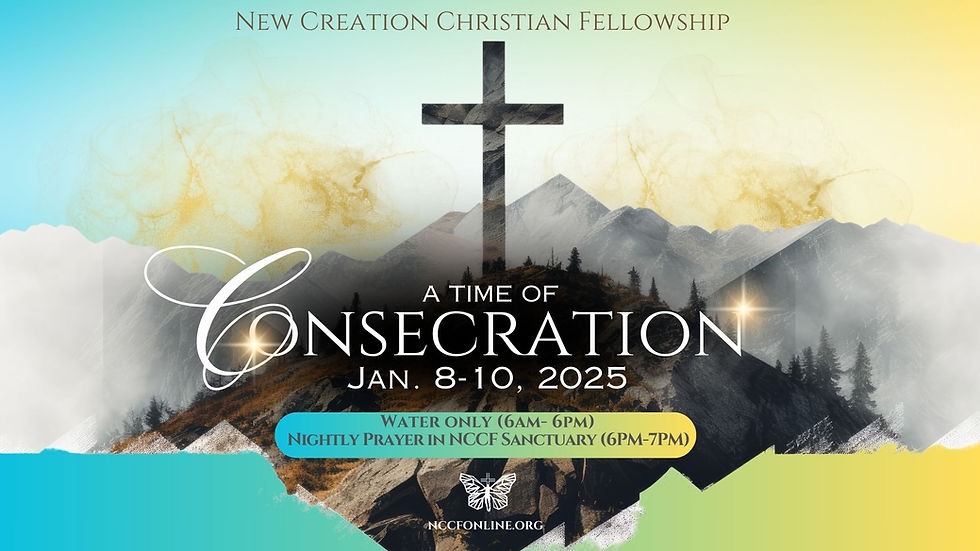 NCCF CONSECRATION 