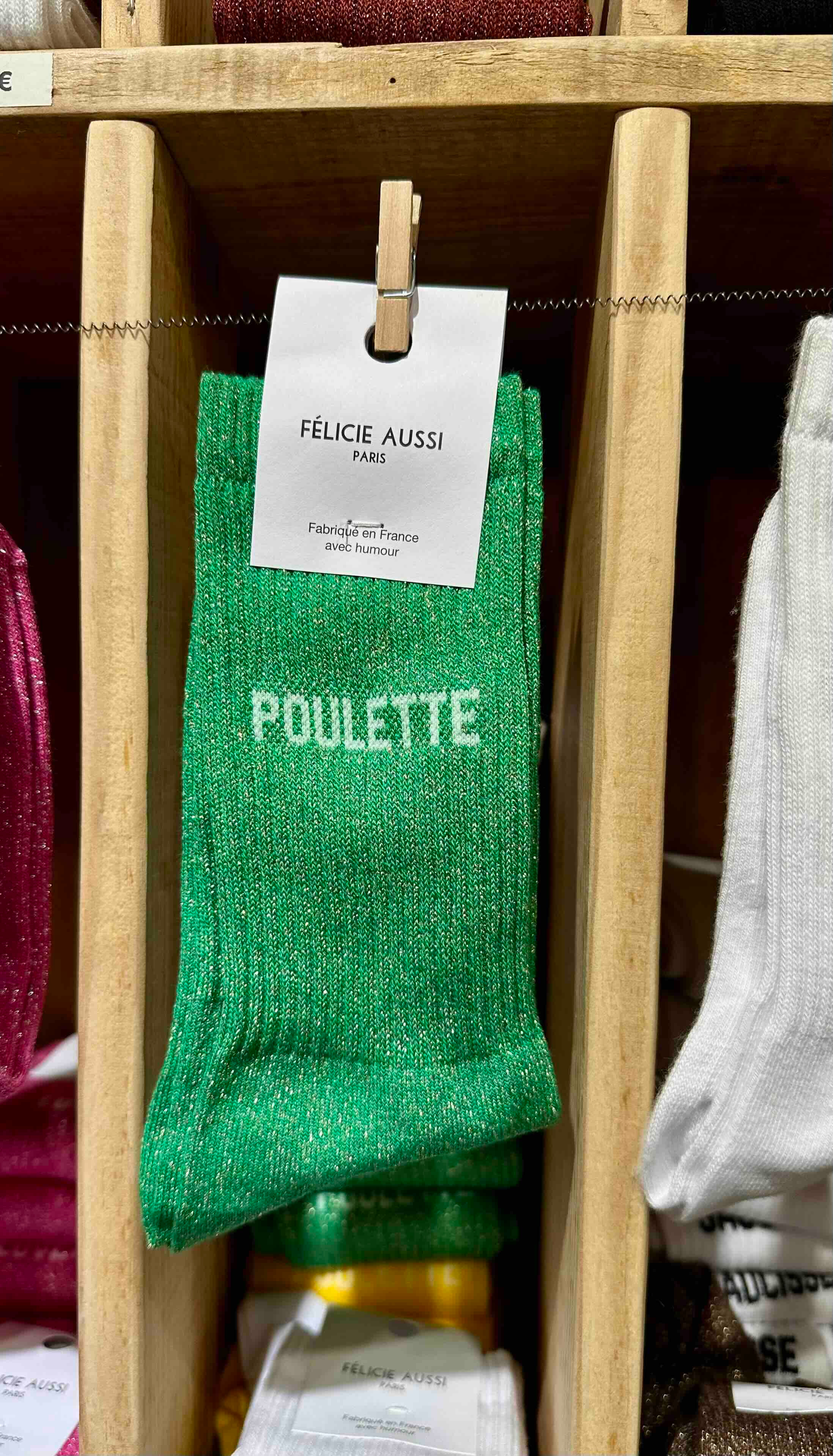 Chaussettes Félicie Aussi Poulette lurex
