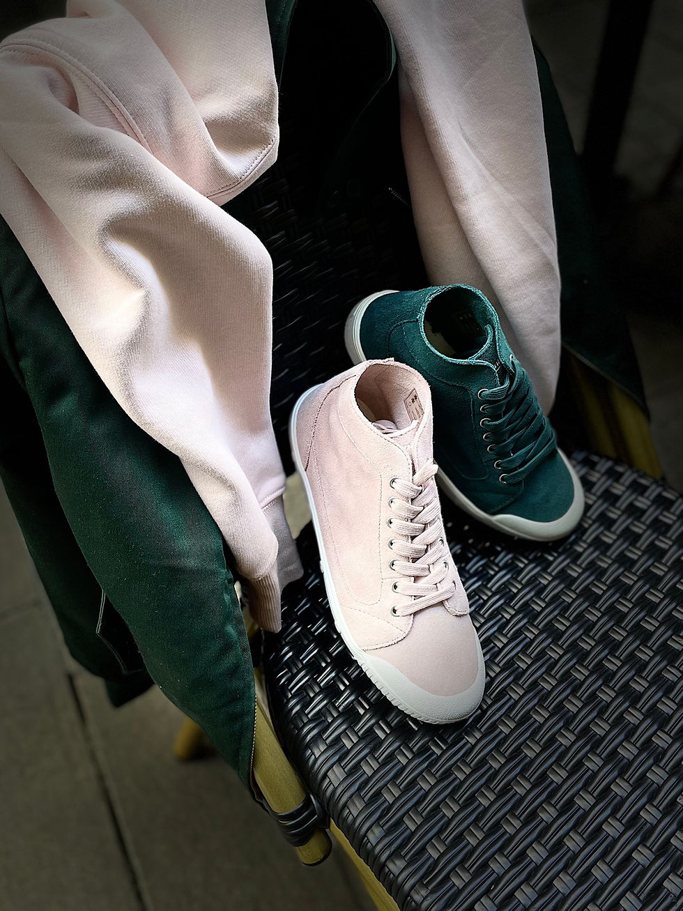 Springcourt M2 silky suède rose | Bonnie & Ride Club