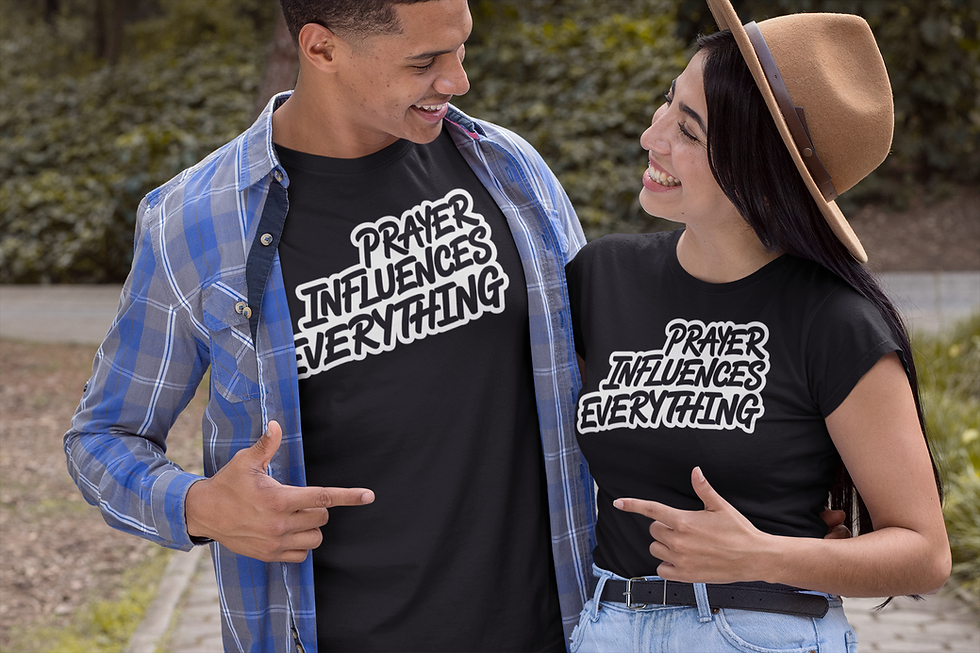 Thumbnail: Prayer Influences | Everything Tee | Switch On God Christian Apparel
