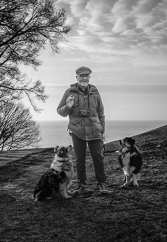 A Man a Lense and Two Dogs.jpg
