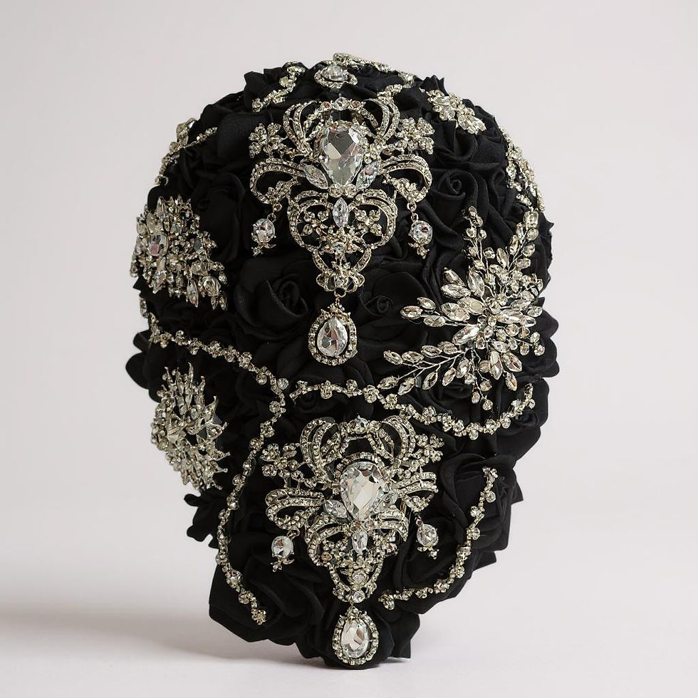 Thumbnail: Midnight and Diamonds Cascade Bouquet