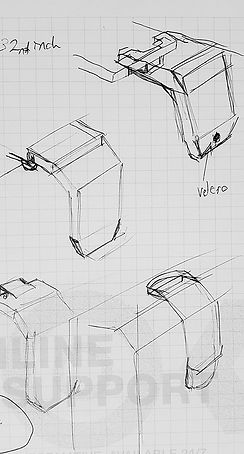 Scanner Cover Ideation Sketches