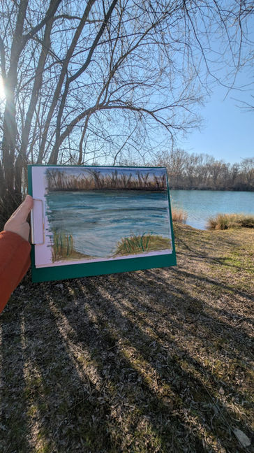 Traismaurer Badesee im März