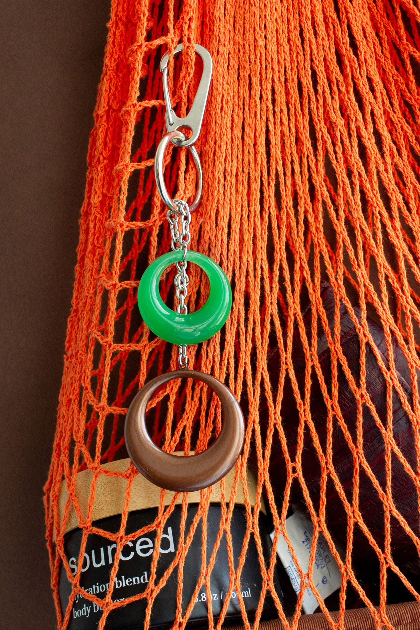 Kiwi Bag Charm & Key Chain