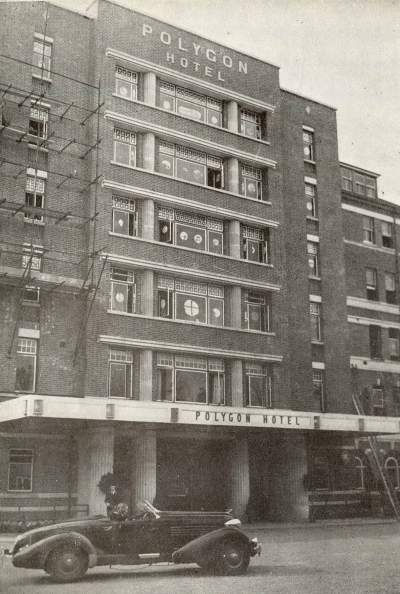 Polygon Hotel, Southampton - Postcard