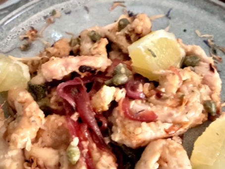 BOCCONCINI DI POLLO CON LIMONE, ZENZERO E PEPE VERDE