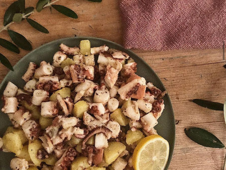 INSALATA MORBIDISSIMA DI POLPO E PATATE