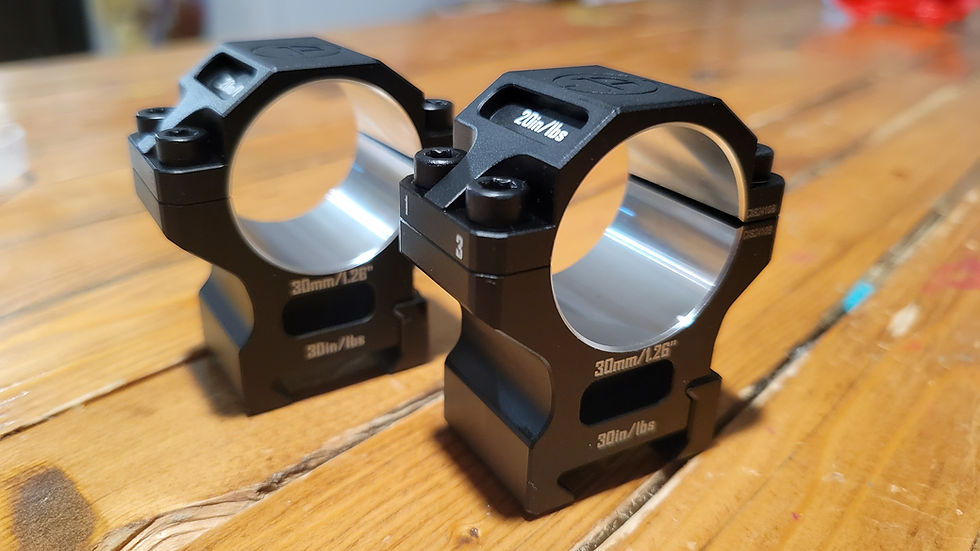 Thumbnail: 30mm rings 1.26" height Discovery Precision rings 7075