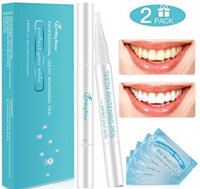 Teeth Whitening Gel Pen Kit with Free Gi