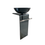 Miniatura: MUEBLE LAVABO PEDESTAL DE VIDRIO XM-857G