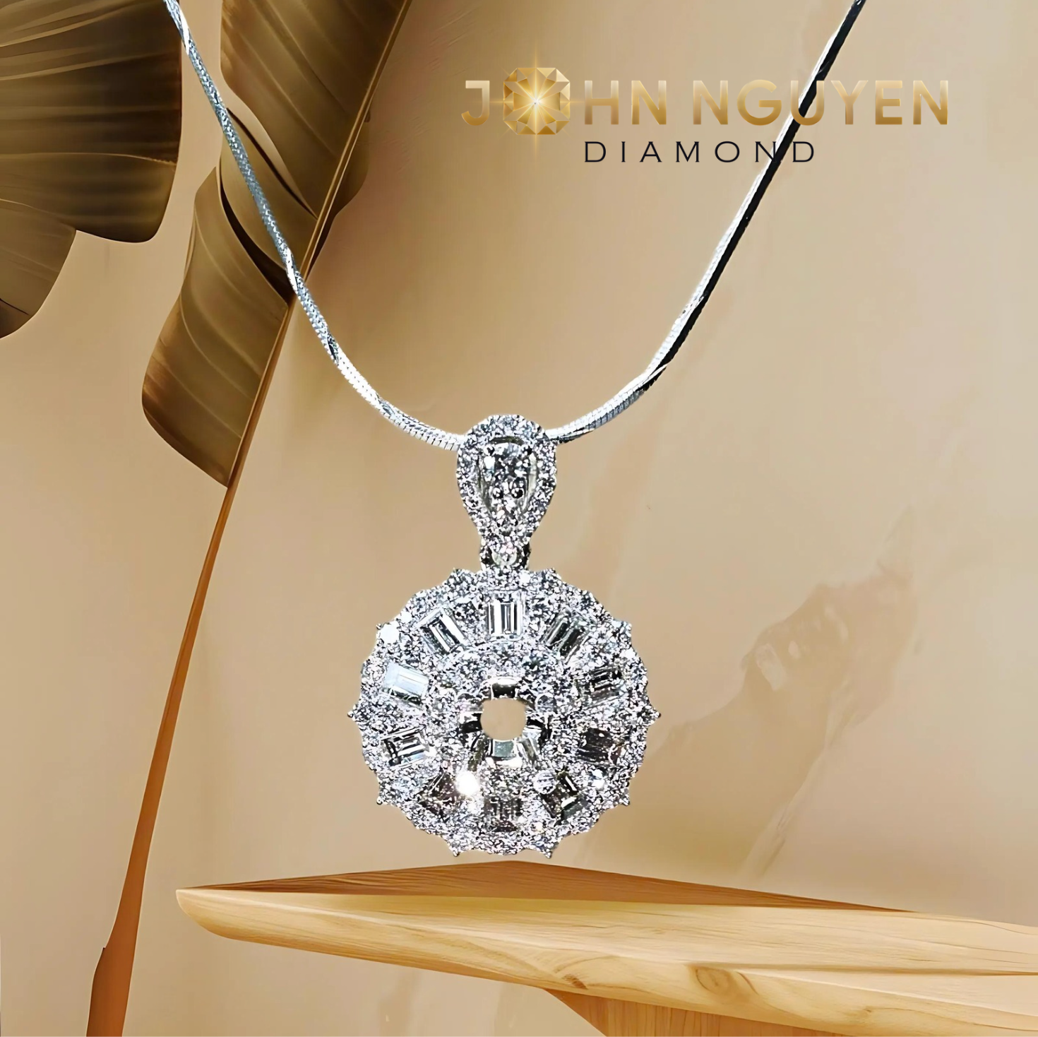 Mặt dây chuyền hoa