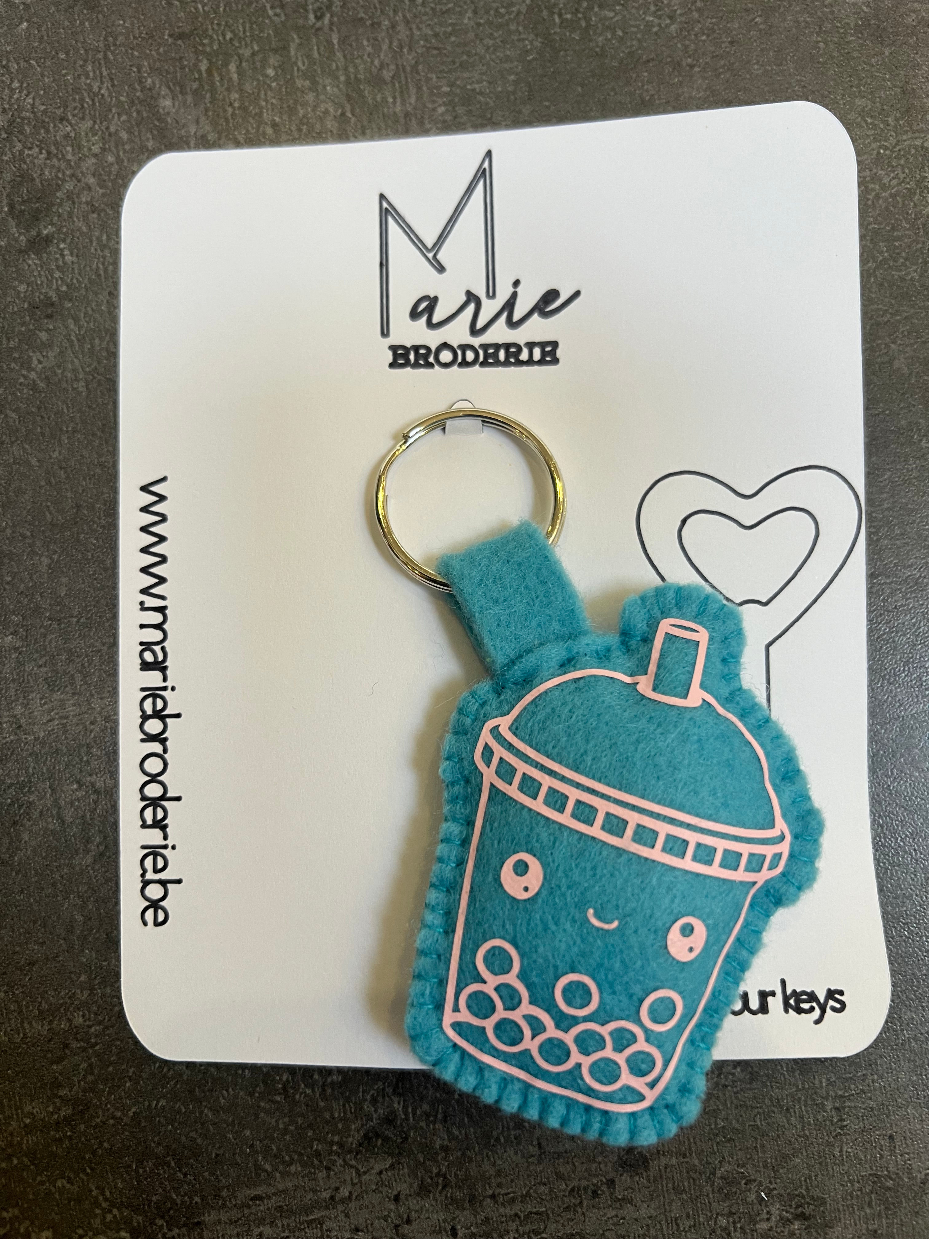 sleutelhanger bubble tea